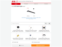 Tablet Screenshot of aialedlighting.com